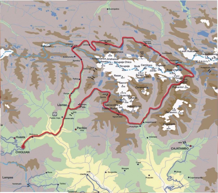 Trekking Cordillera Huayhuash 8 Días y 7 Noches