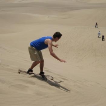 Sandboard en Duna playa salaverry