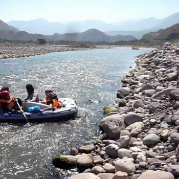 Canotaje en Rio Huarpa