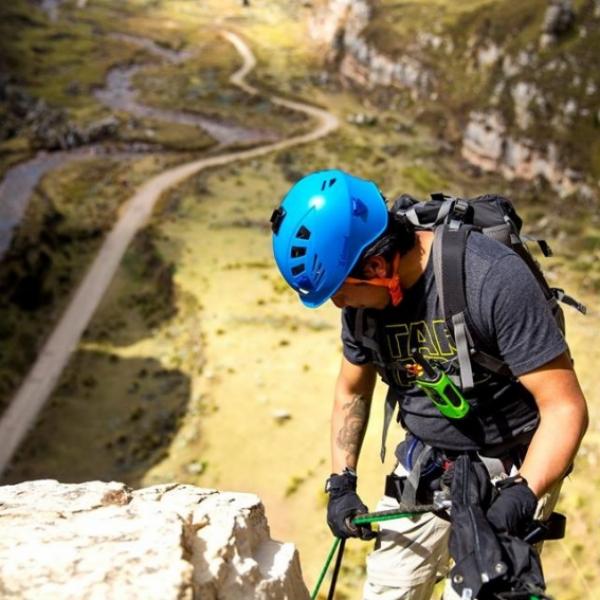 Cañon de Shucto Rapel 80 metros 