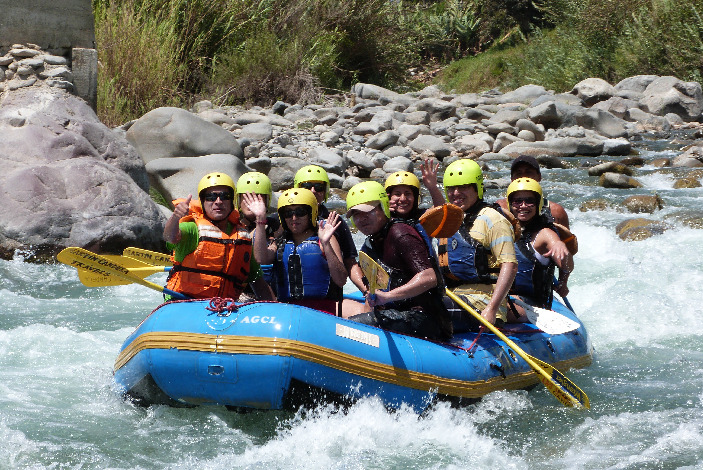 Con Victor en Lunahuana