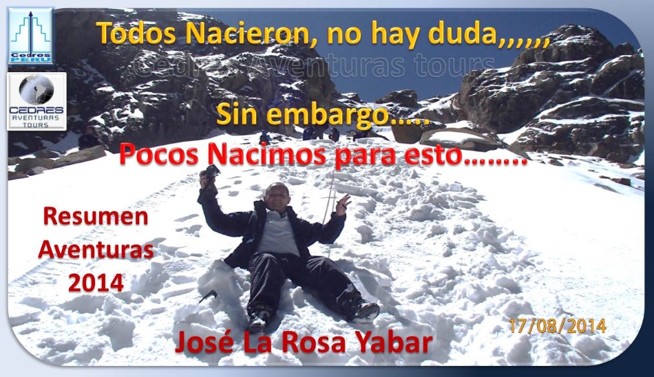 Resumen de mis Aventuras 2014