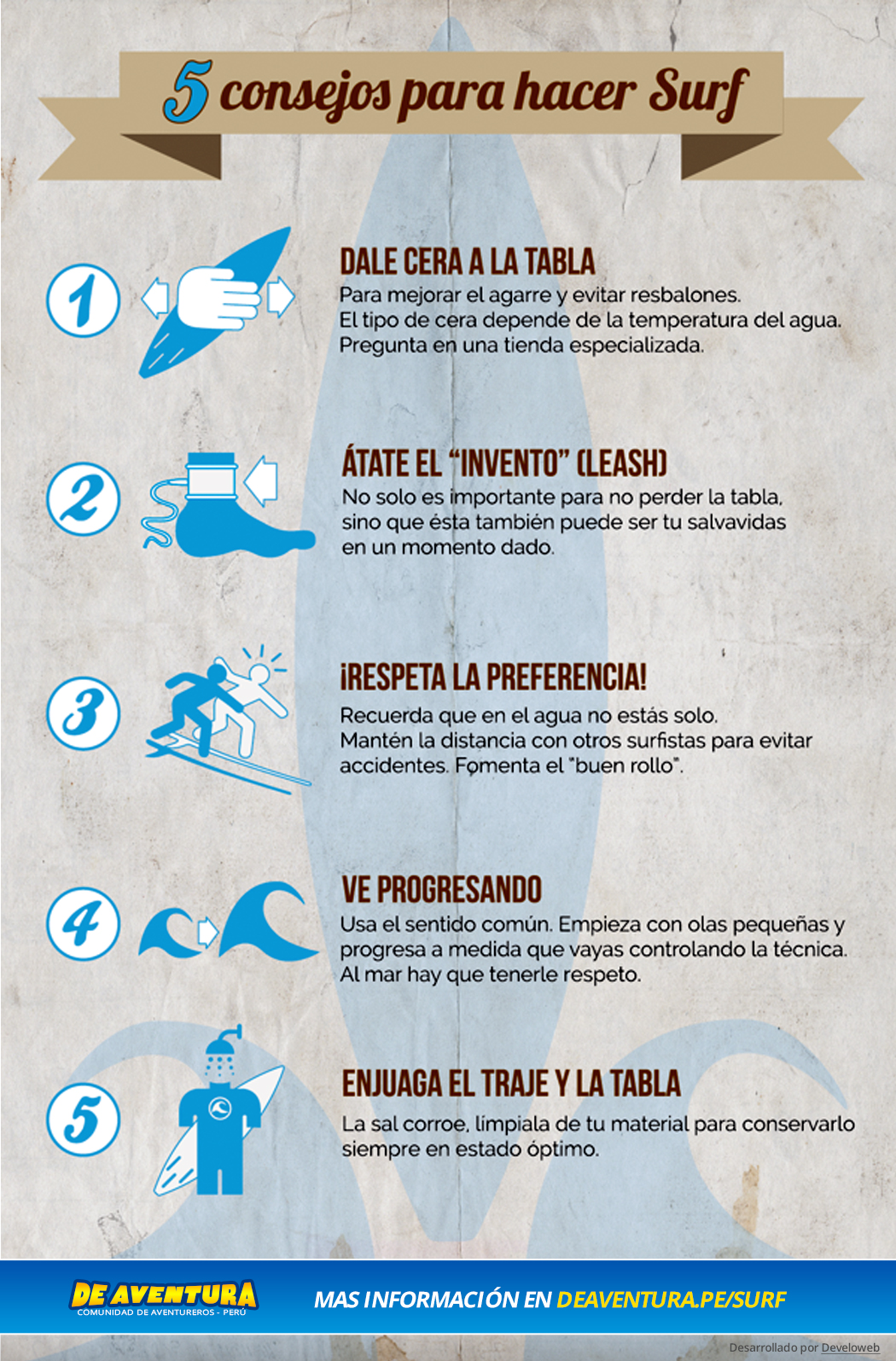 5 consejos para hacer Surf