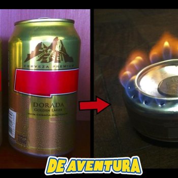 Supervivencia de Aventura: Como hacer una cocina con 2 latas de aluminio