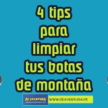 4 tips para limpiar tus botas de montaña