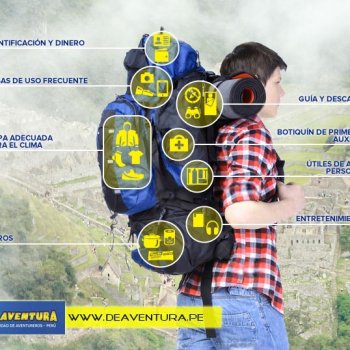 ¿Qué debo llevar en mi mochila de aventurero?