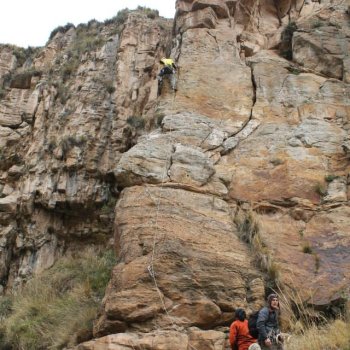 Varios turistas llegaron al Festival RockFest 2014 en Valle Dorado Huayhuay, La Oroya