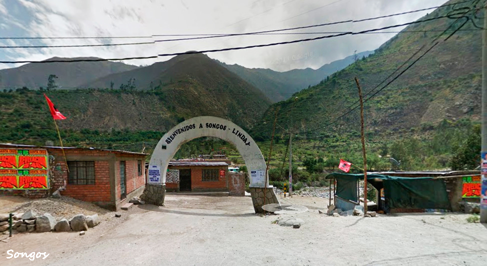 Entrada al Caserío de Songos