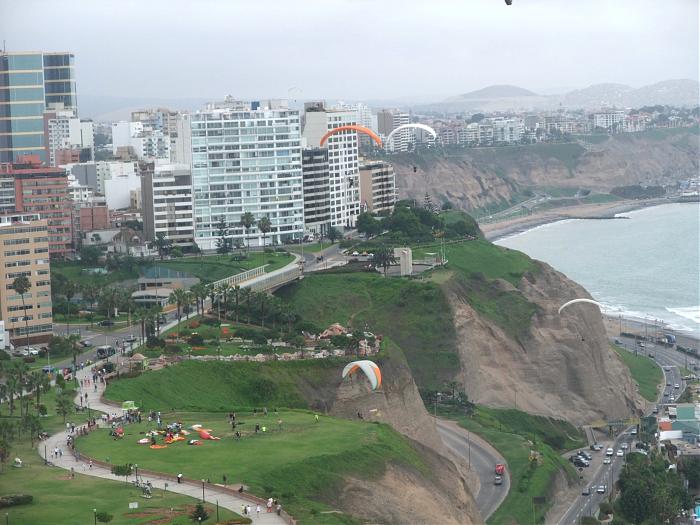 practicar parapente en miraflores