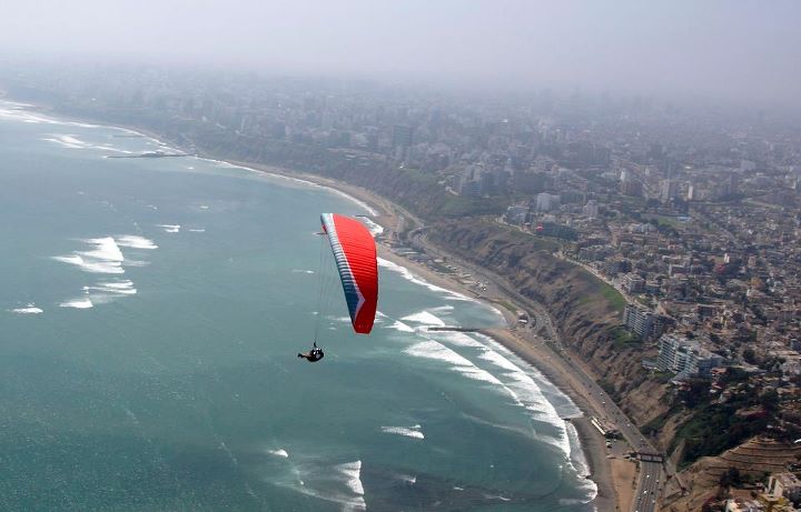 parapente vuelo en miraflores