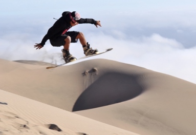 Sandboard en Duna Toro Mata