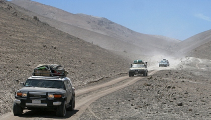 4x4 en La cordillera Volcánica