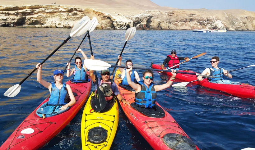 kayak en Paracas
