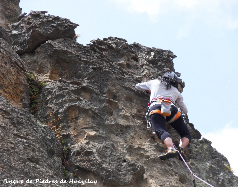 Escalada en Bosque de Piedras de Huayllay